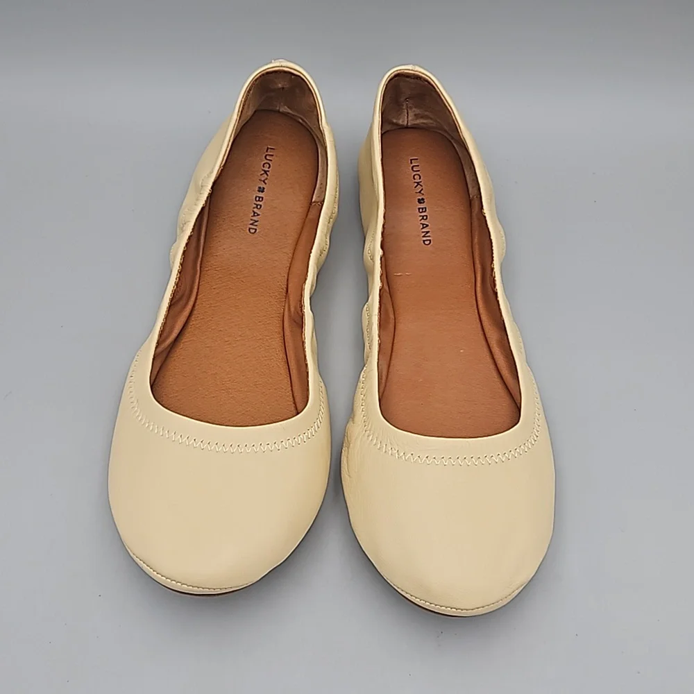 Price final Lucky Brand Flats cream Women 11